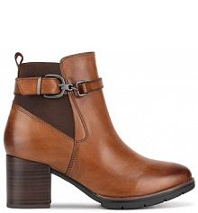 Botki na słupku Lasocki brązowe 