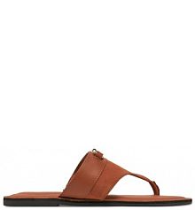 Japonki Tommy Hilfiger brązowe damskie 