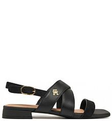 Sandały Tommy Hilfiger czarne damskie 