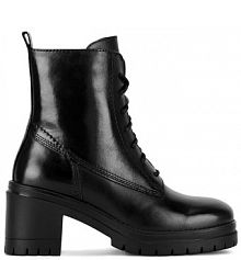 Botki na słupku Lasocki czarne 