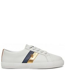 Sneakersy LAUREN RALPH LAUREN białe damskie 