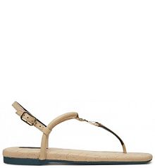 Sandały Patrizia Pepe beżowe damskie 