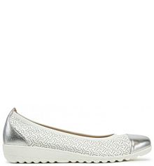 Baleriny Caprice białe damskie 