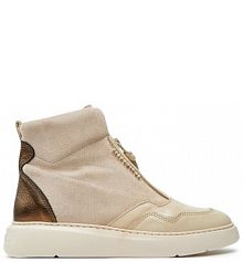 Botki Hispanitas beżowe damskie 