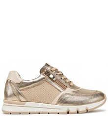 Sneakersy Caprice złote damskie 