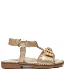 Sandały Tommy Hilfiger złote dziecięce 