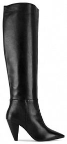 Kozaki na obcasie Badura czarne 