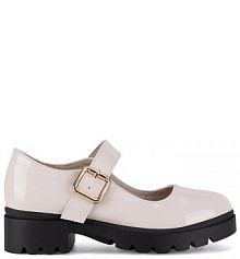 Półbuty Nelli Blu beżowe dziecięce 