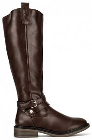 Kozaki Clara Barson brązowe damskie 