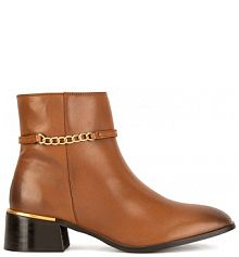 Botki na słupku Sergio Bardi brązowe 