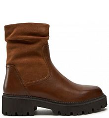 Botki Caprice brązowe damskie 