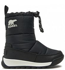 Śniegowce Sorel czarne dziecięce 