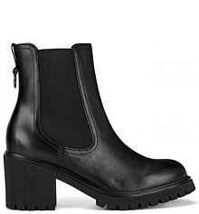 Botki na słupku Lasocki czarne 