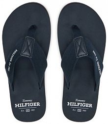 Japonki Tommy Hilfiger granatowe męskie 