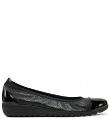 Baleriny Caprice czarne damskie 