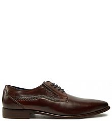 Półbuty wizytowe Bugatti brązowe męskie 