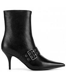 Botki na szpilce Eva Minge czarne 