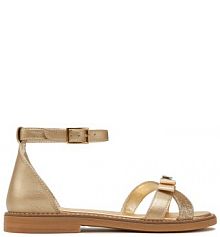 Sandały Tommy Hilfiger złote dziecięce 