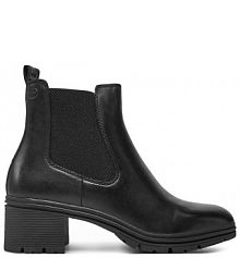 Botki na słupku Tamaris czarne 