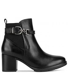 Botki na słupku Lasocki czarne 