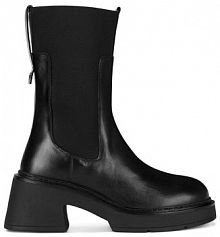 Botki na słupku GINO ROSSI czarne 