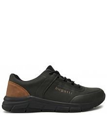 Sneakersy Bugatti czarne męskie 