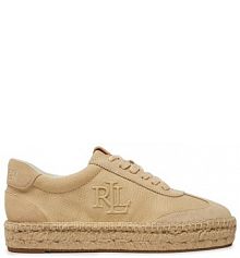 Espadryle LAUREN RALPH LAUREN beżowe damskie 