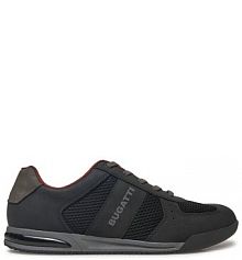 Sneakersy Bugatti czarne męskie 