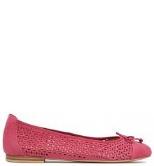 Baleriny Caprice różowe damskie 