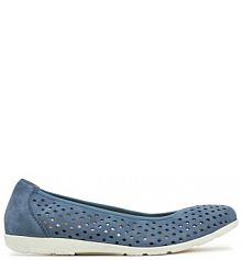 Baleriny Caprice granatowe damskie 