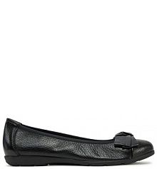 Baleriny Caprice czarne damskie 