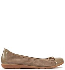 Baleriny Caprice brązowe damskie 