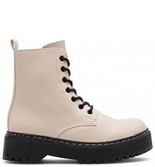 Botki Jenny Fairy beżowe damskie 