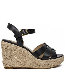 Espadryle LAUREN RALPH LAUREN czarne damskie 
