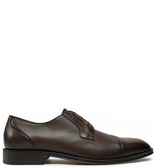 Półbuty wizytowe BOSS brązowe męskie 