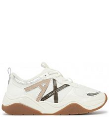 Sneakersy Armani Exchange białe damskie 