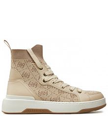 Botki Guess beżowe damskie 