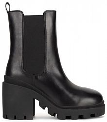 Botki na słupku Badura czarne 