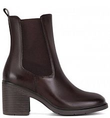 Botki na słupku Lasocki brązowe 