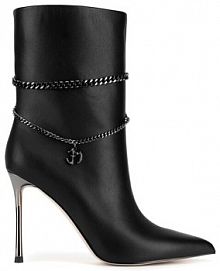 Botki na szpilce Eva Minge czarne 