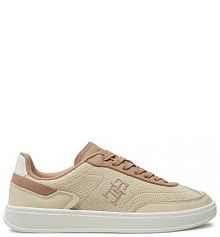 Sneakersy Tommy Hilfiger beżowe damskie 