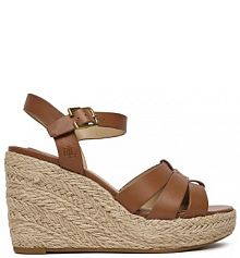 Espadryle LAUREN RALPH LAUREN brązowe damskie 