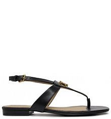 Sandały LAUREN RALPH LAUREN czarne damskie 