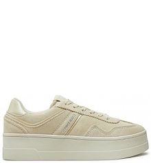 Sneakersy Tommy Jeans beżowe damskie 