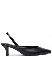 Sandały na słupku Calvin Klein czarne 