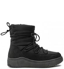 Śniegowce Tamaris czarne damskie 