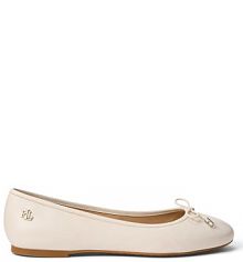 Baleriny LAUREN RALPH LAUREN écru damskie 