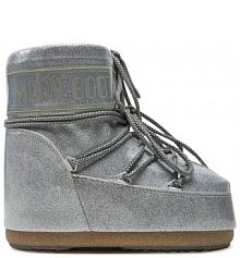 Śniegowce Moon Boot srebrne damskie 