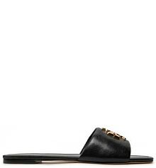 Klapki Tory Burch czarne damskie 