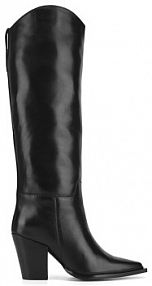 Kozaki na obcasie GINO ROSSI czarne 